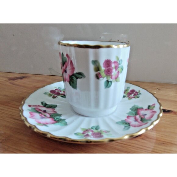 Vintage Spode England  Demitasse Teacup and Saucer - for the Danbury Mint - Picture 4 of 9